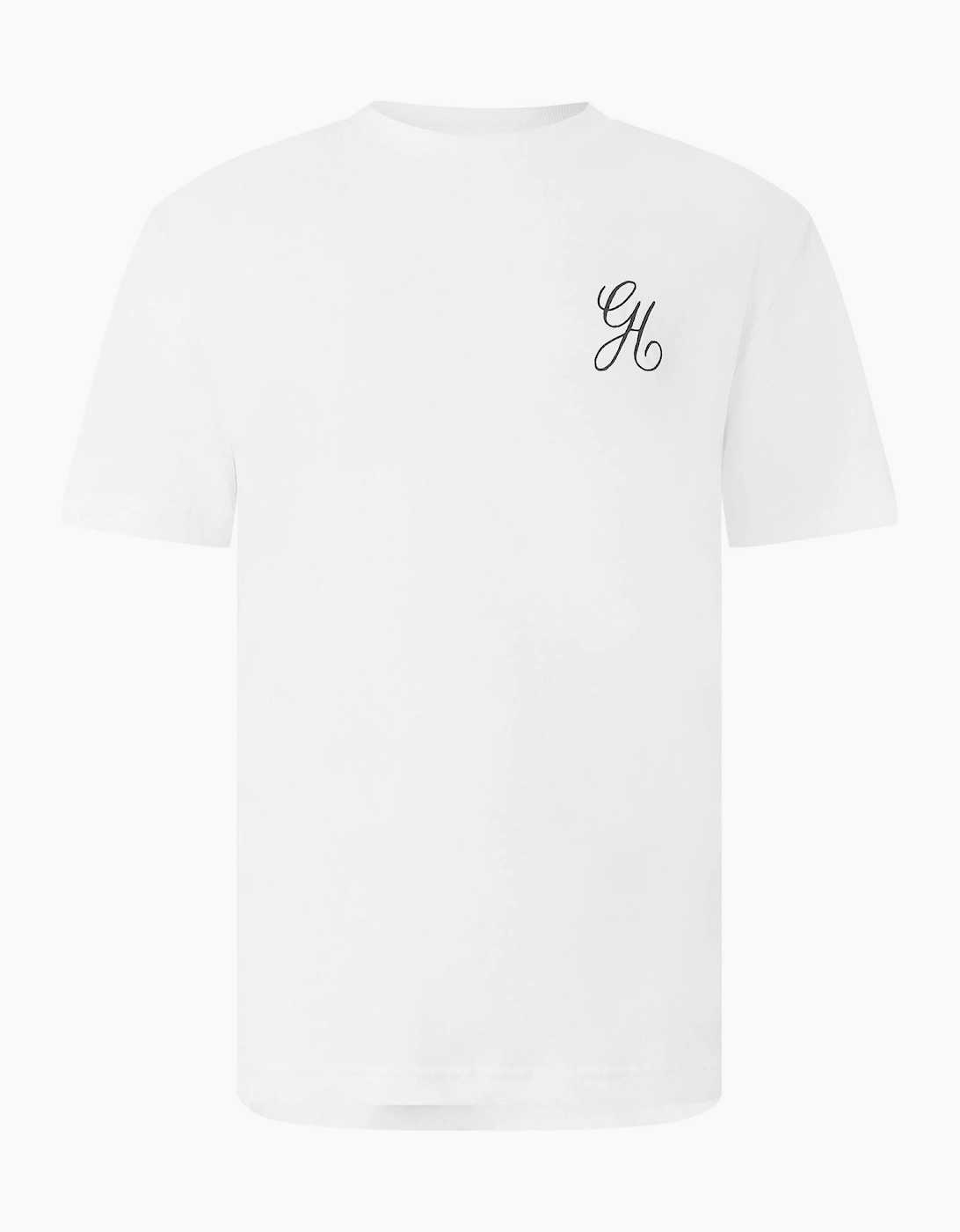 Gant Men's White Crew Neck Regular Fit Short Sleeve T-Shirt - Size 36