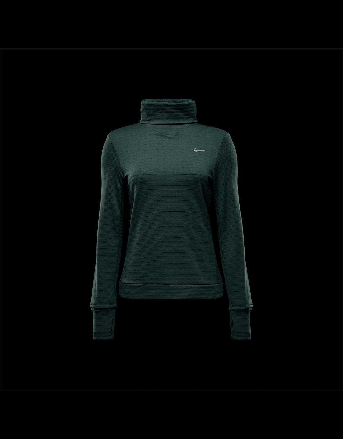 High Neck Long Sleeve Regular Fit T-Shirt