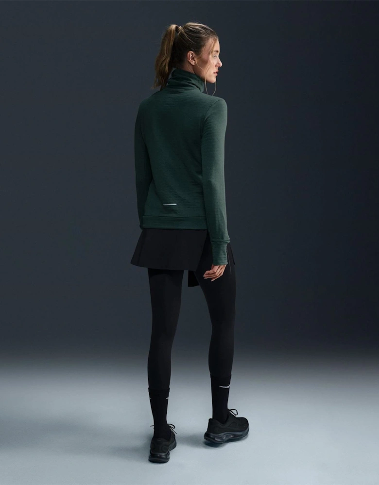 High Neck Long Sleeve Regular Fit T-Shirt