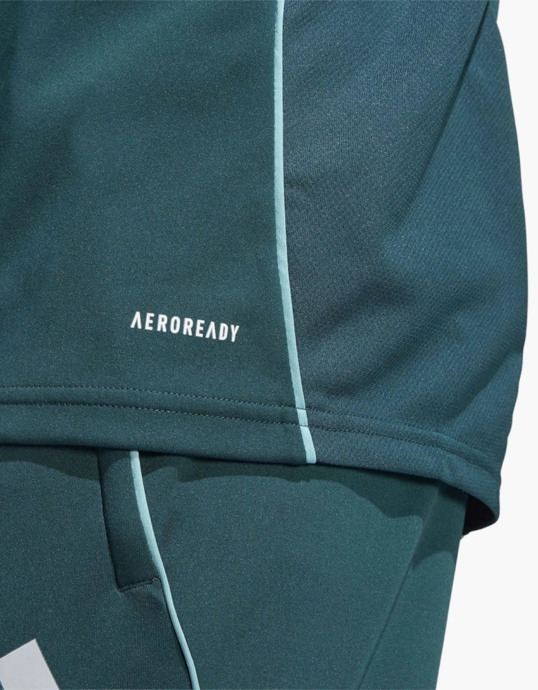 Arsenal Printed Logo Zip Neck Long Sleeve Drill Top