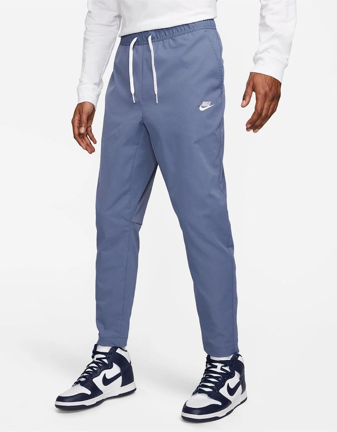 Solid Patterned Tapered Track Pants