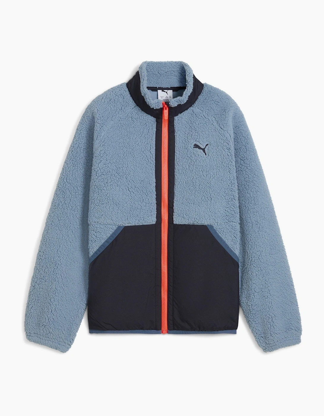 Kids Hybrid Sherpa Full Zip Fleece