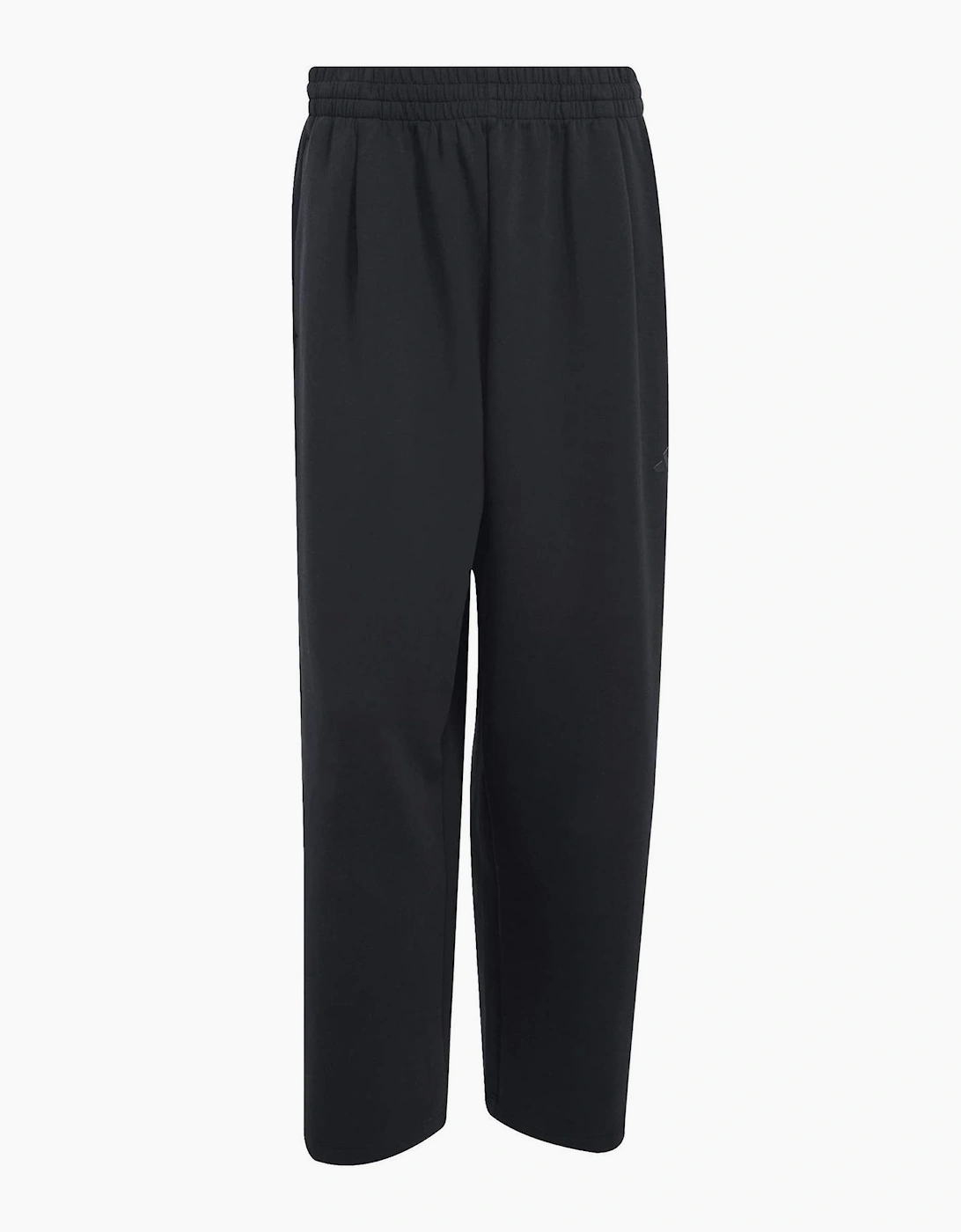 Solid Patterned Wide Fit Sweatpants