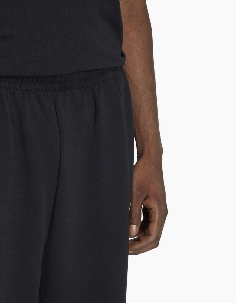 Solid Patterned Wide Fit Sweatpants