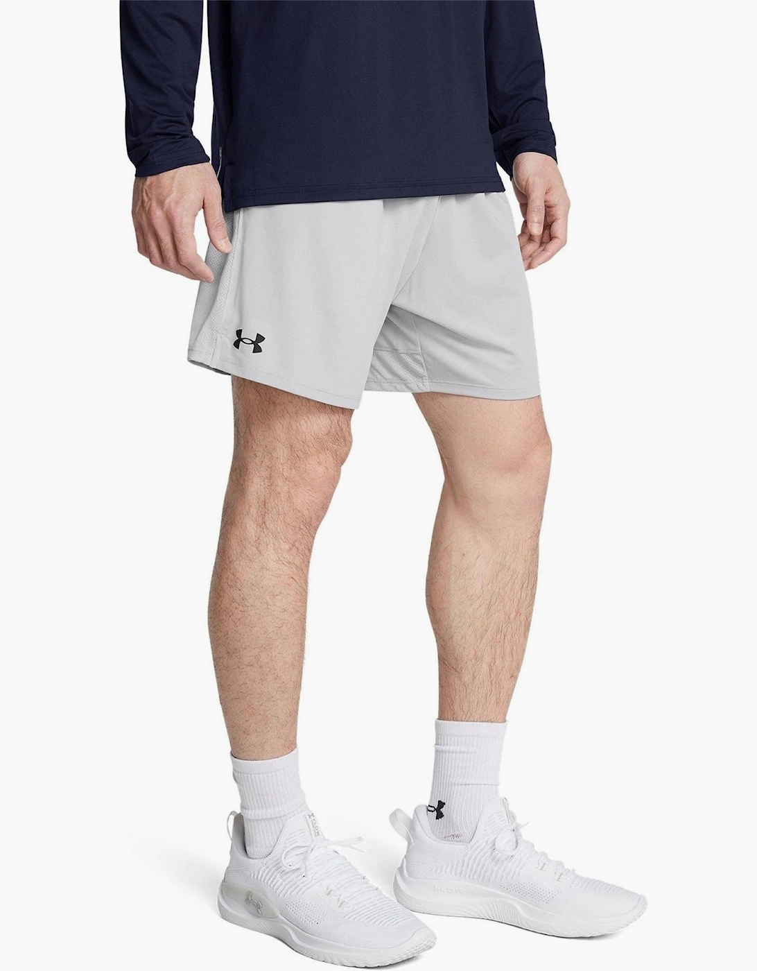 Tech Vent Solid Athletic Shorts
