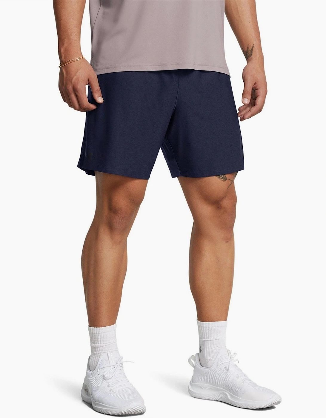 Tech Vent Solid Athletic Shorts