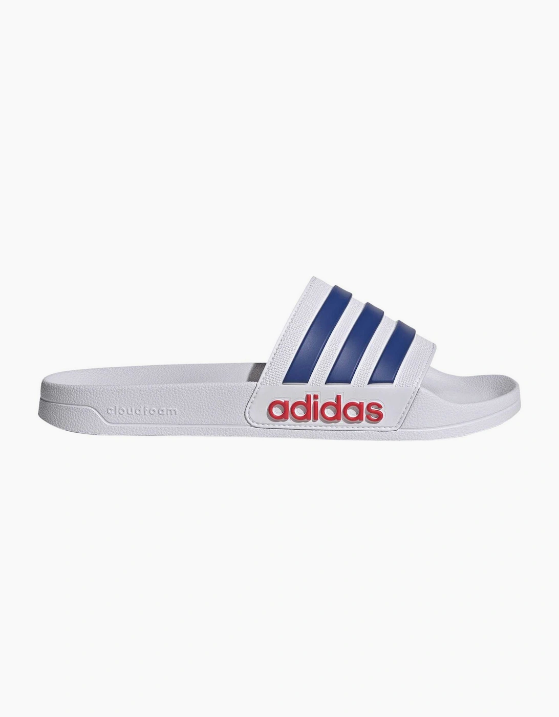 Adilette Slides with Three Stripes, 7 of 6
