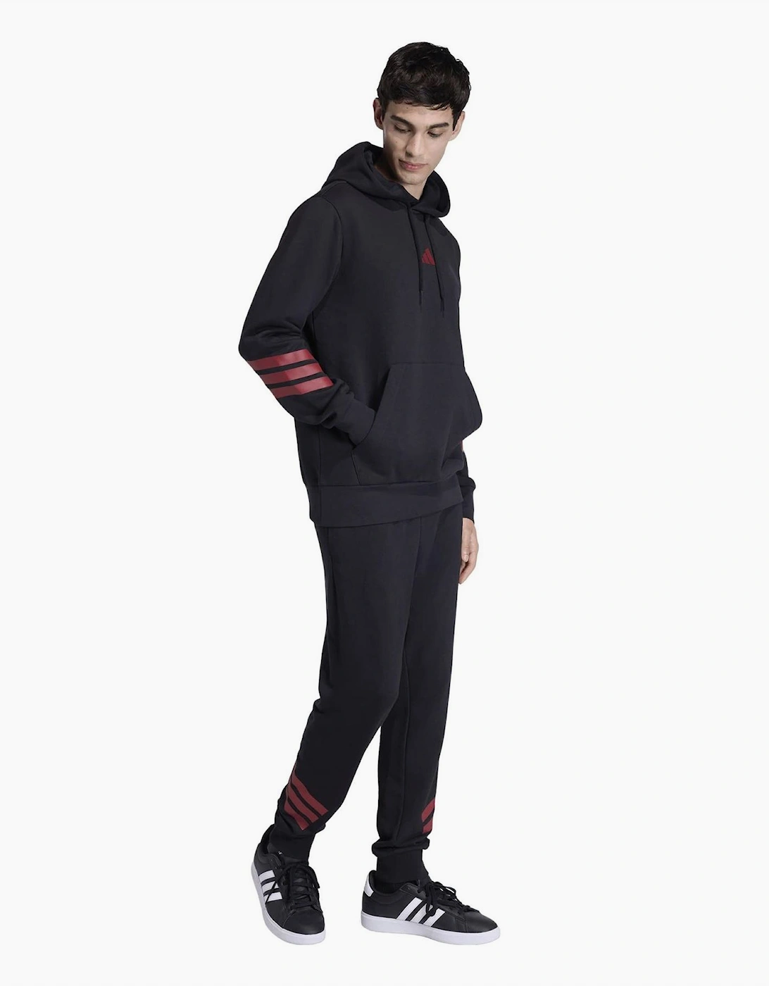 Three Stripes Slim Tapered Running Pants