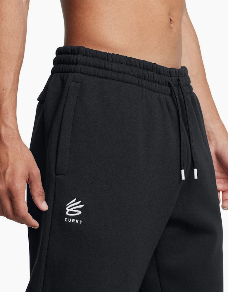 Curry Solid Patterned Running Joggers