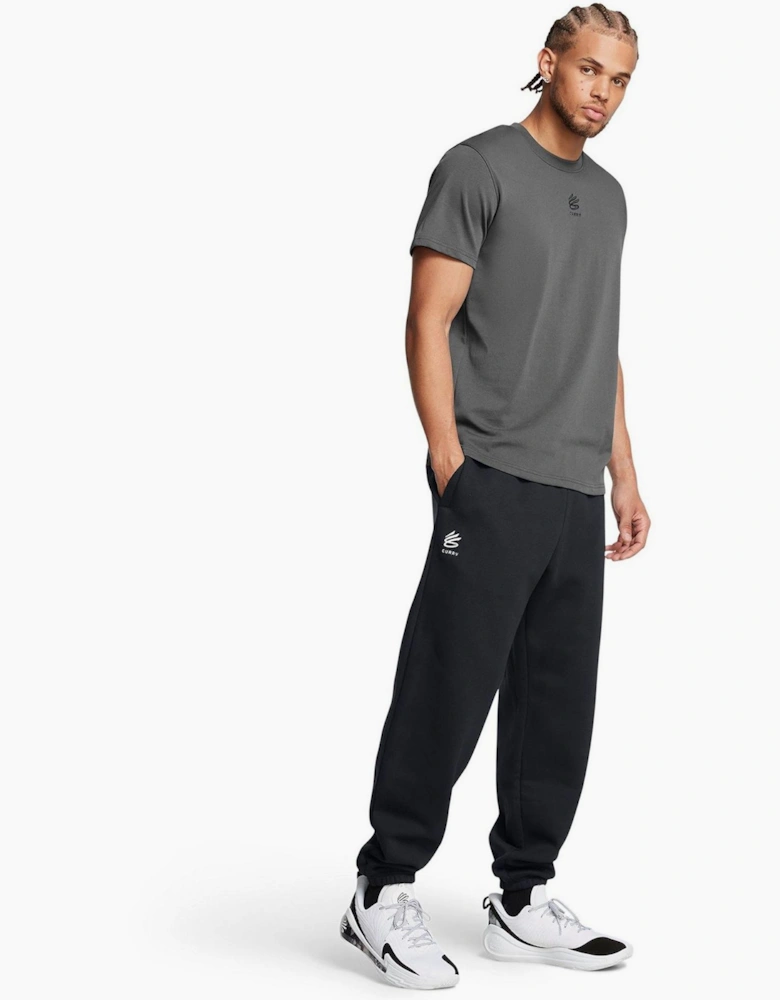 Curry Solid Patterned Running Joggers