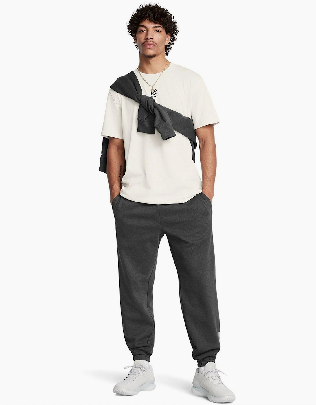 Curry Solid Patterned Running Joggers