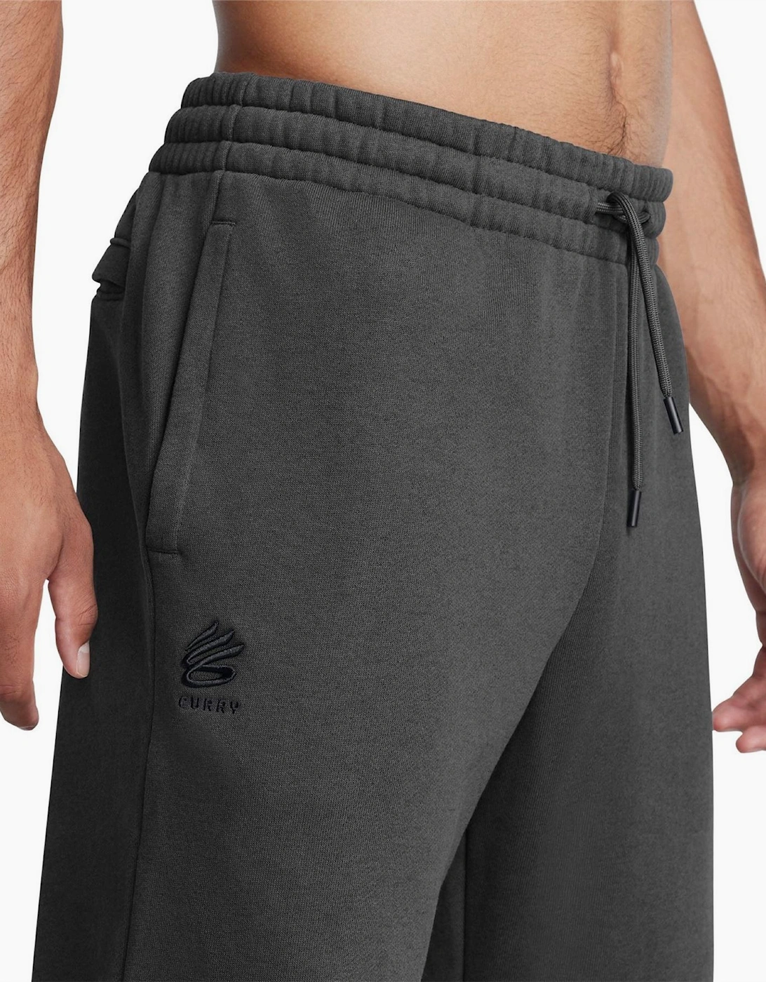 Curry Solid Patterned Running Joggers