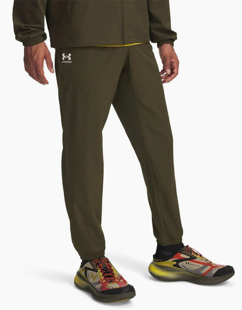Vibe Solid Patterned Tapered Joggers