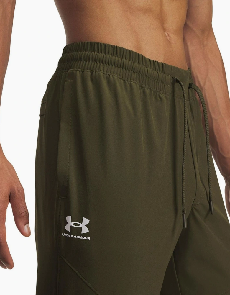Vibe Solid Patterned Tapered Joggers