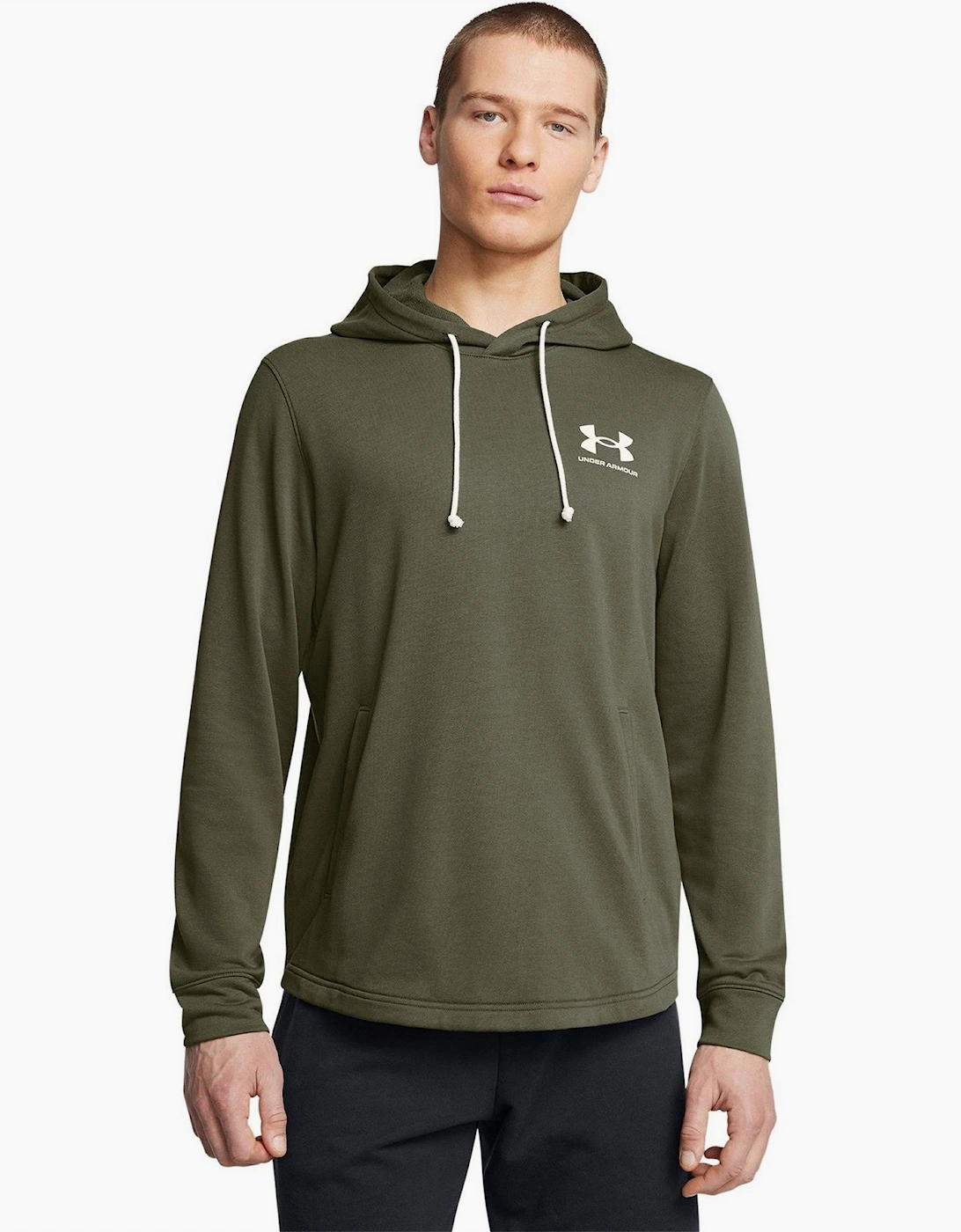UA Rival Terry Hooded Neck Long Sleeve Sweatshirt