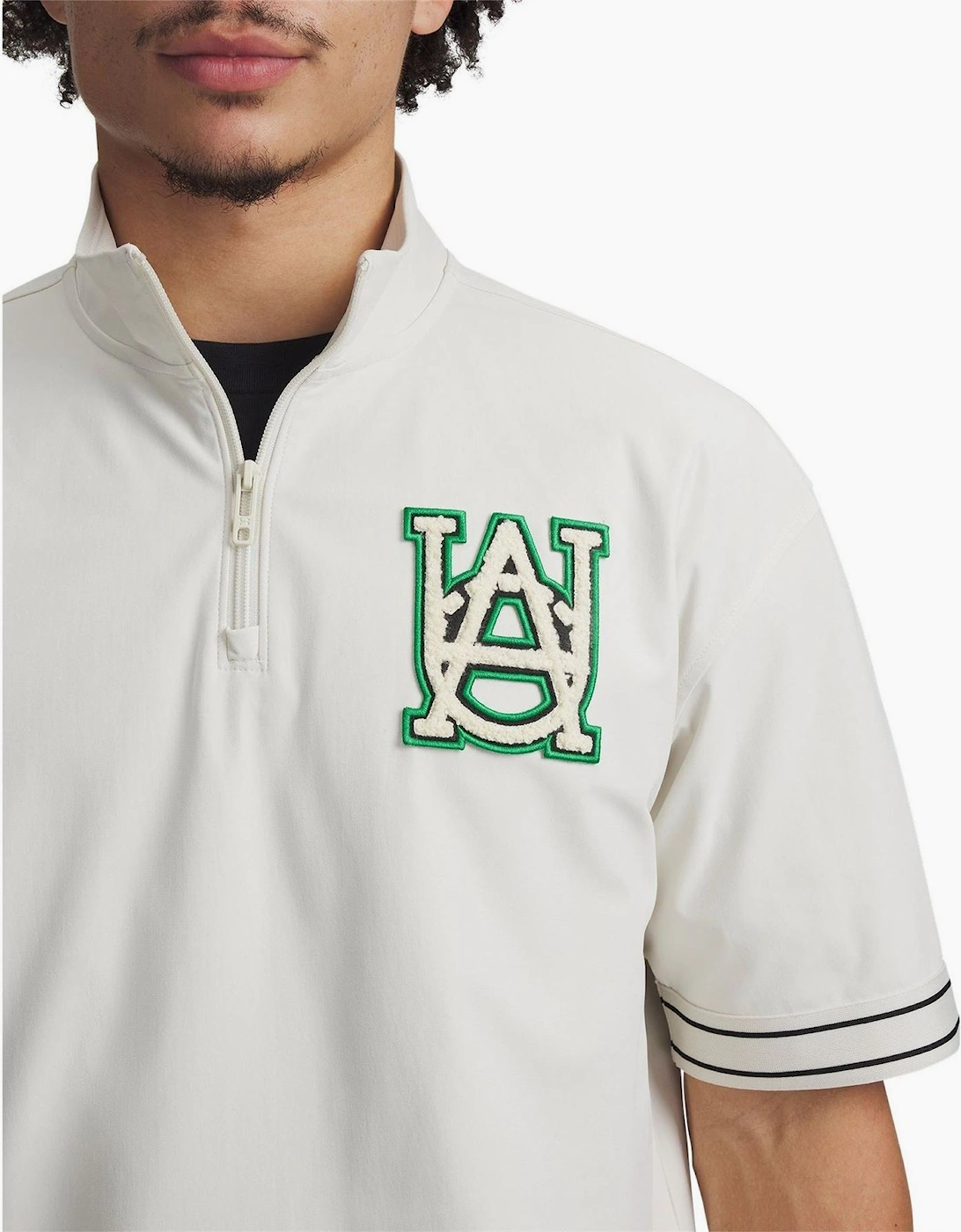 Courtside High Neck Short Sleeve Shirt