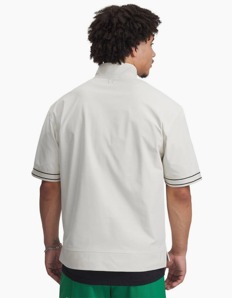 Courtside High Neck Short Sleeve Shirt