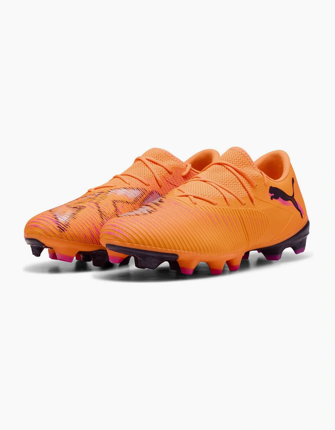 Puma Puma Men's Future 8 Match Low Fg Ag Firm Ground Football Boots - Orange