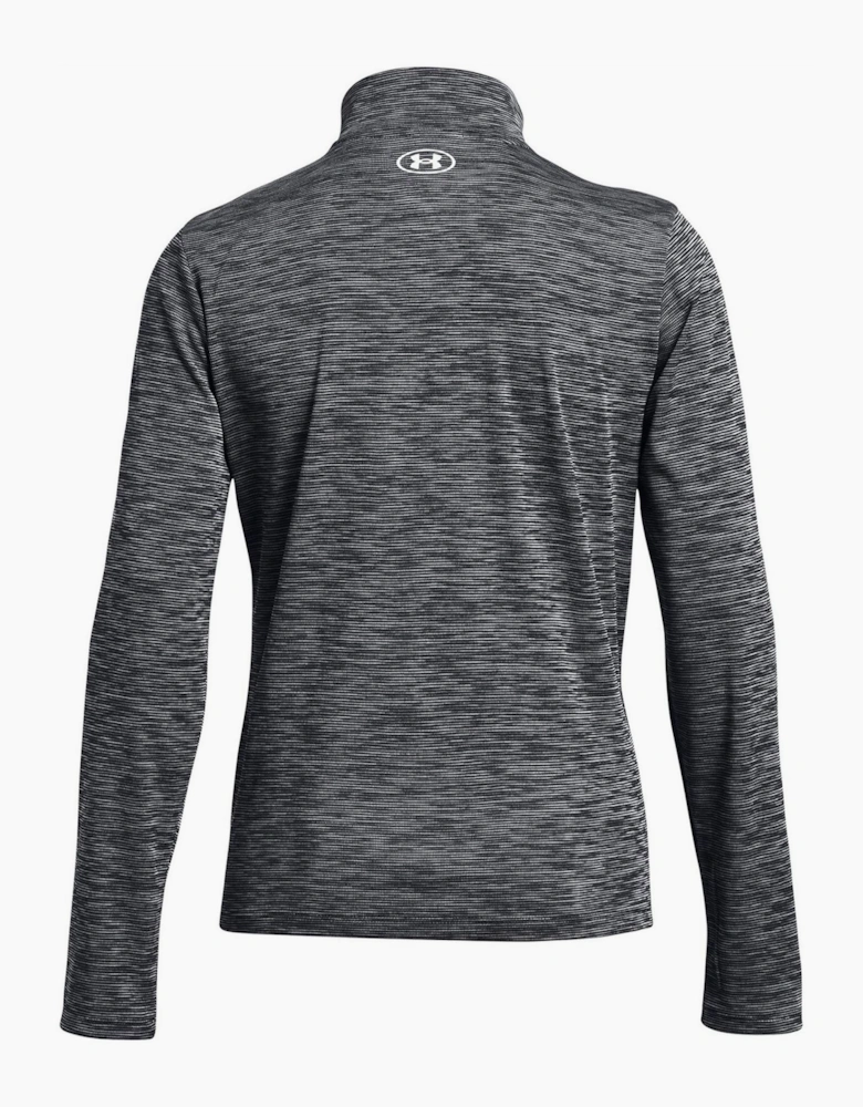 Tech Zip Neck High Collar Long Sleeve Sweatshirt