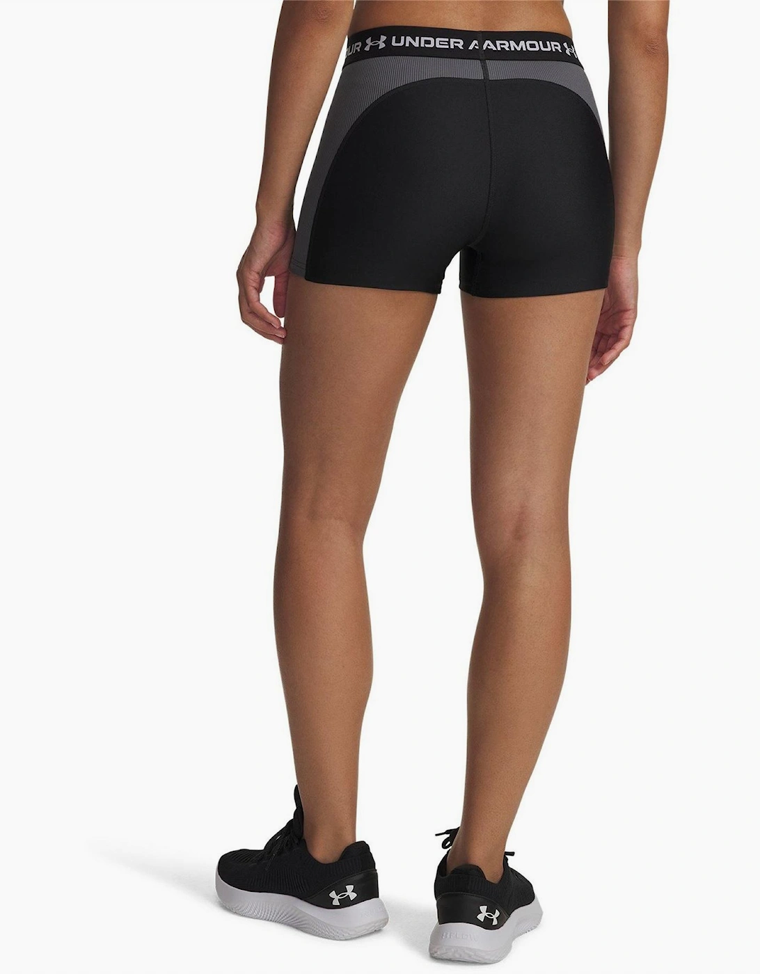 Ribbed Compression Fit Compression Shorts