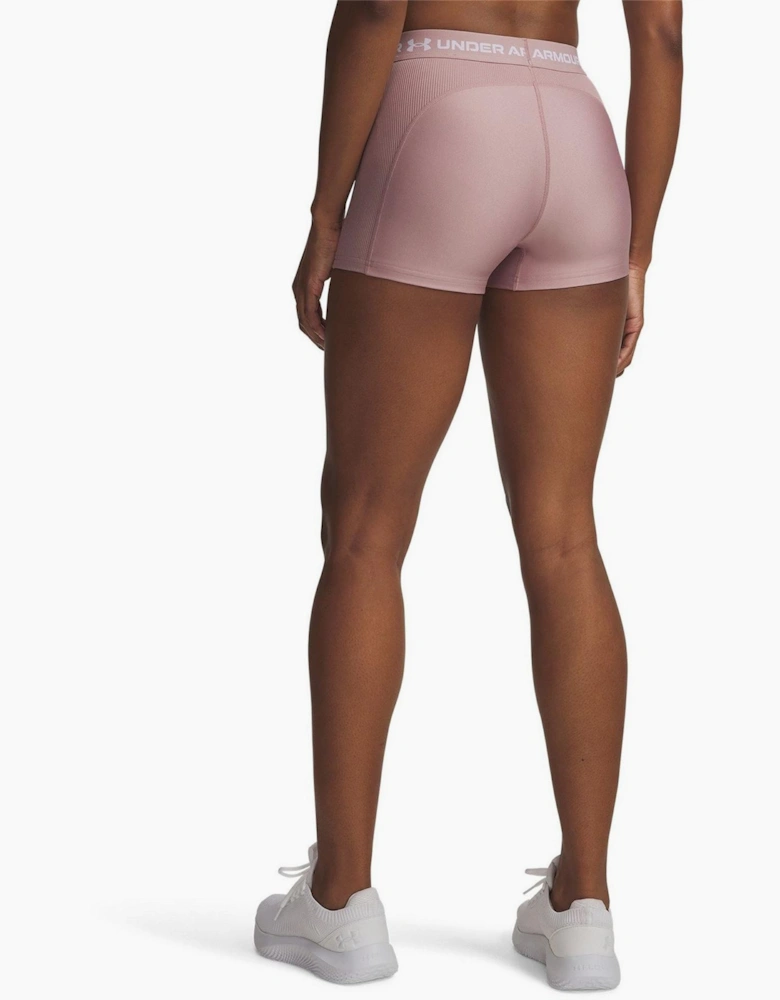 Ribbed Compression Fit Compression Shorts