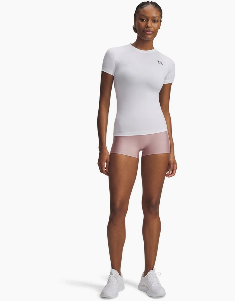 Ribbed Compression Fit Compression Shorts