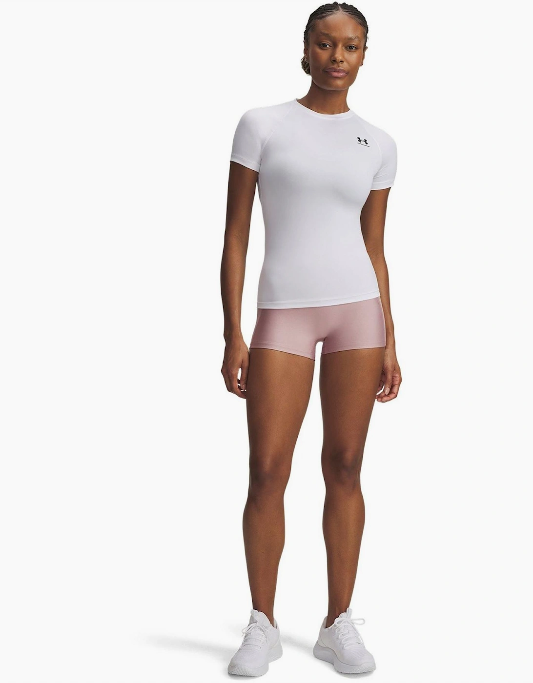 Ribbed Compression Fit Compression Shorts