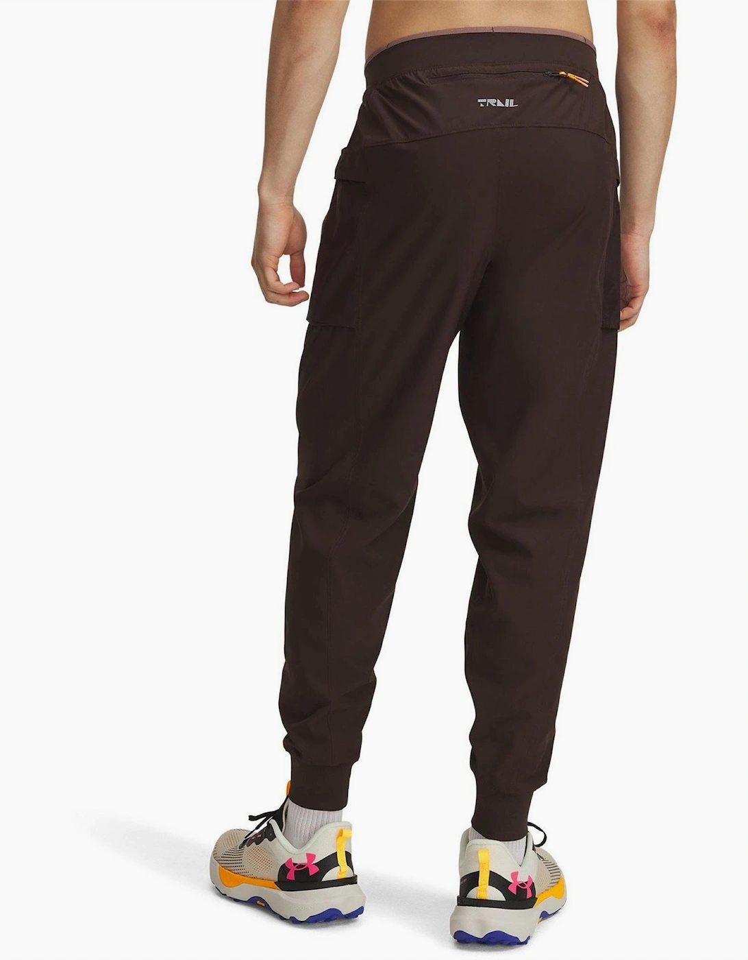 Trail Run Solid Patterned Tapered Slim Pants