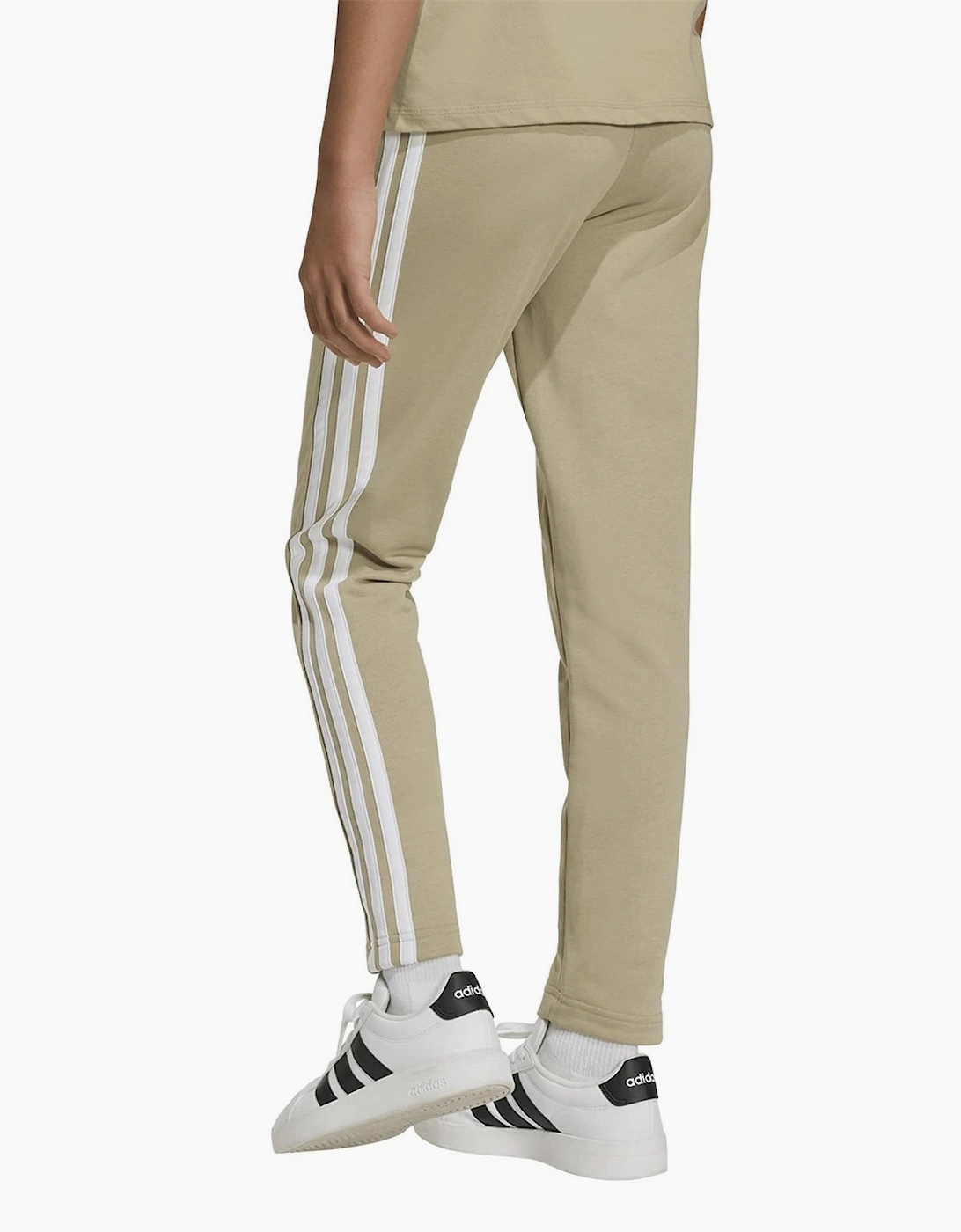 Three Stripes Slim Mid Rise Tapered Pants