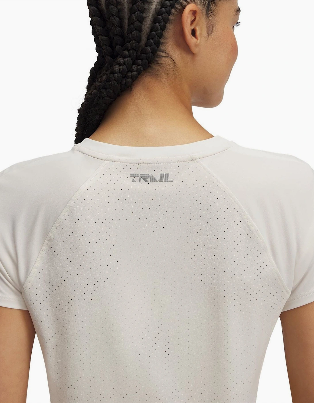 Trail Run Crew Neck Raglan Short Sleeve Athletic T-Shirt
