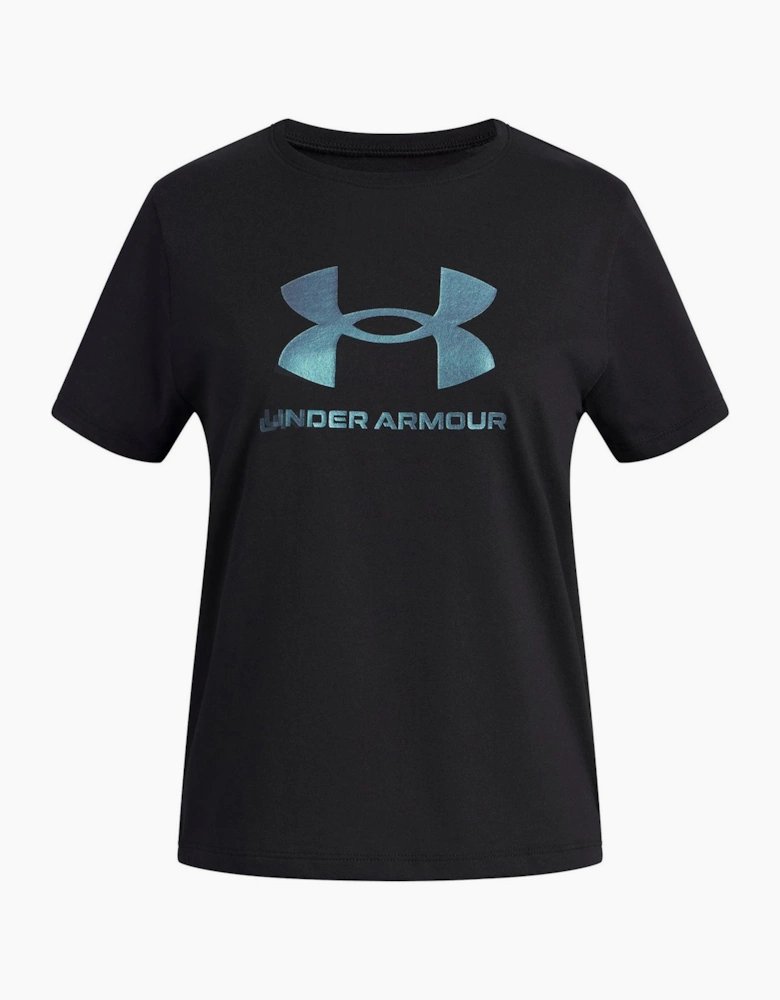 UA Rival Wordmark Crew Neck Short Sleeve T-Shirt