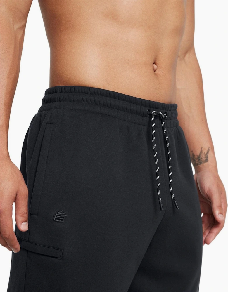 Curry Solid Patterned Running Pants