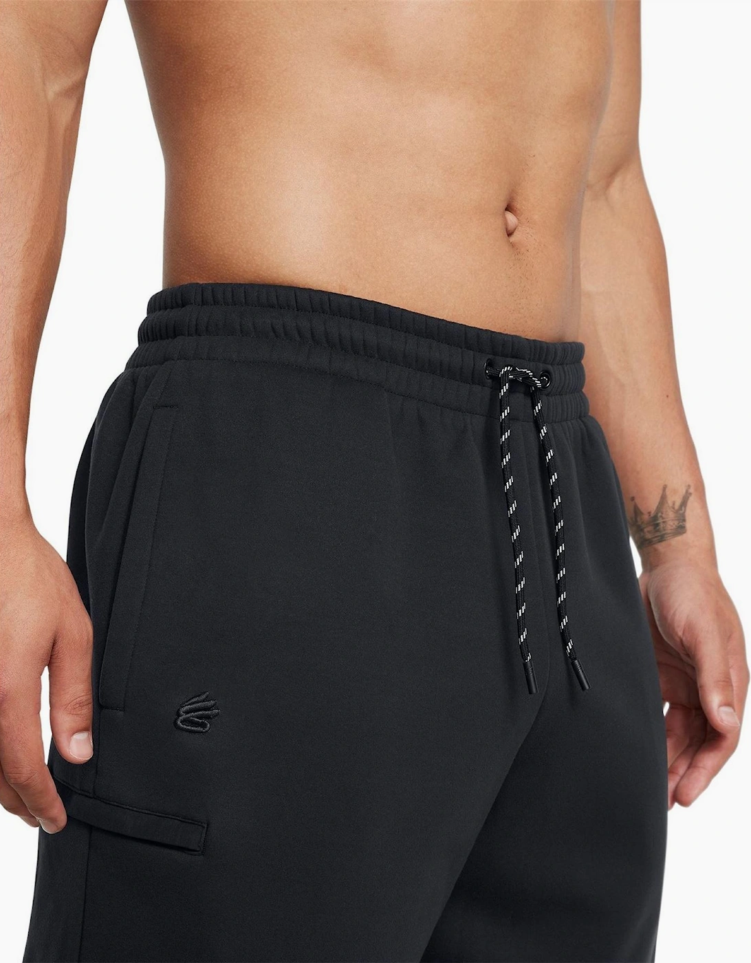 Curry Solid Patterned Running Pants