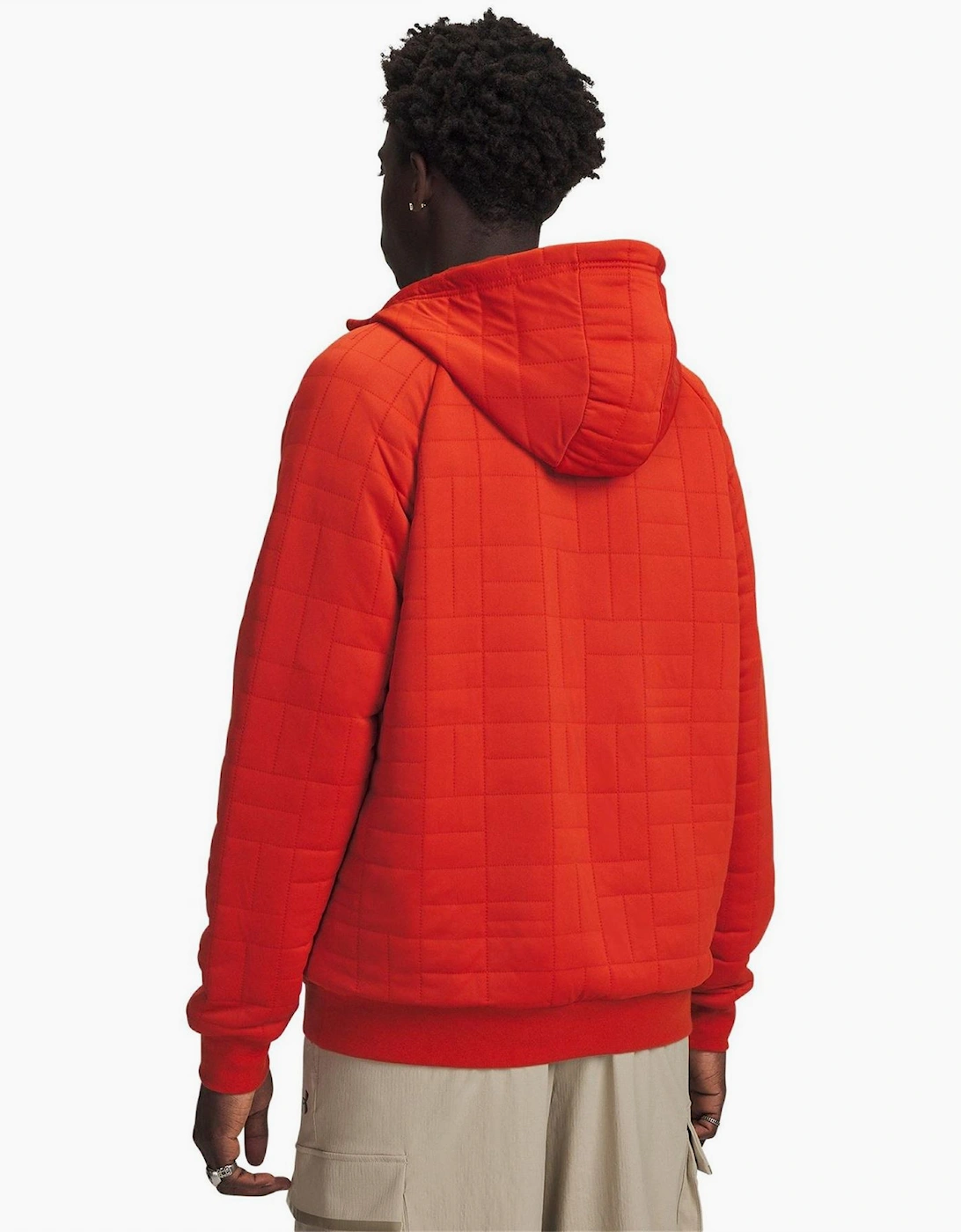Unstoppable Textured Hooded Full Zipper Ribbed Cuff Jacket