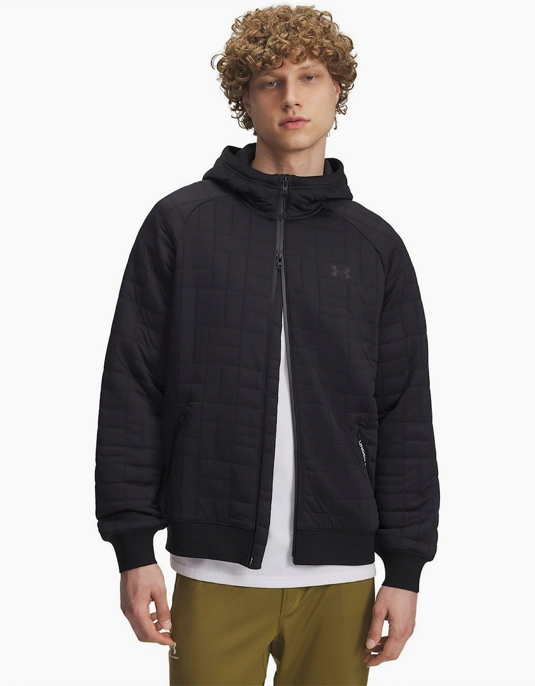 Unstoppable Textured Hooded Full Zipper Ribbed Cuff Jacket, 4 of 3