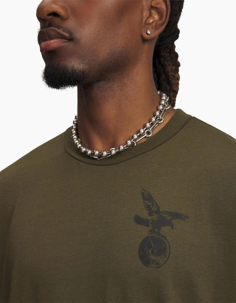 Project Rock Warrior Print Crew Neck Short Sleeve T-Shirt