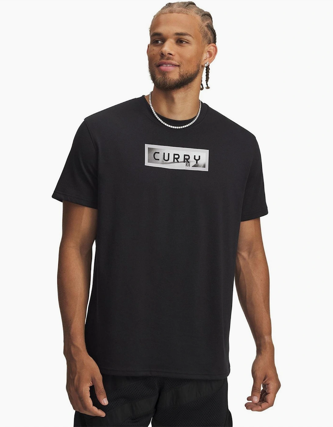 Curry Crew Neck Short Sleeve Graphic T-Shirt