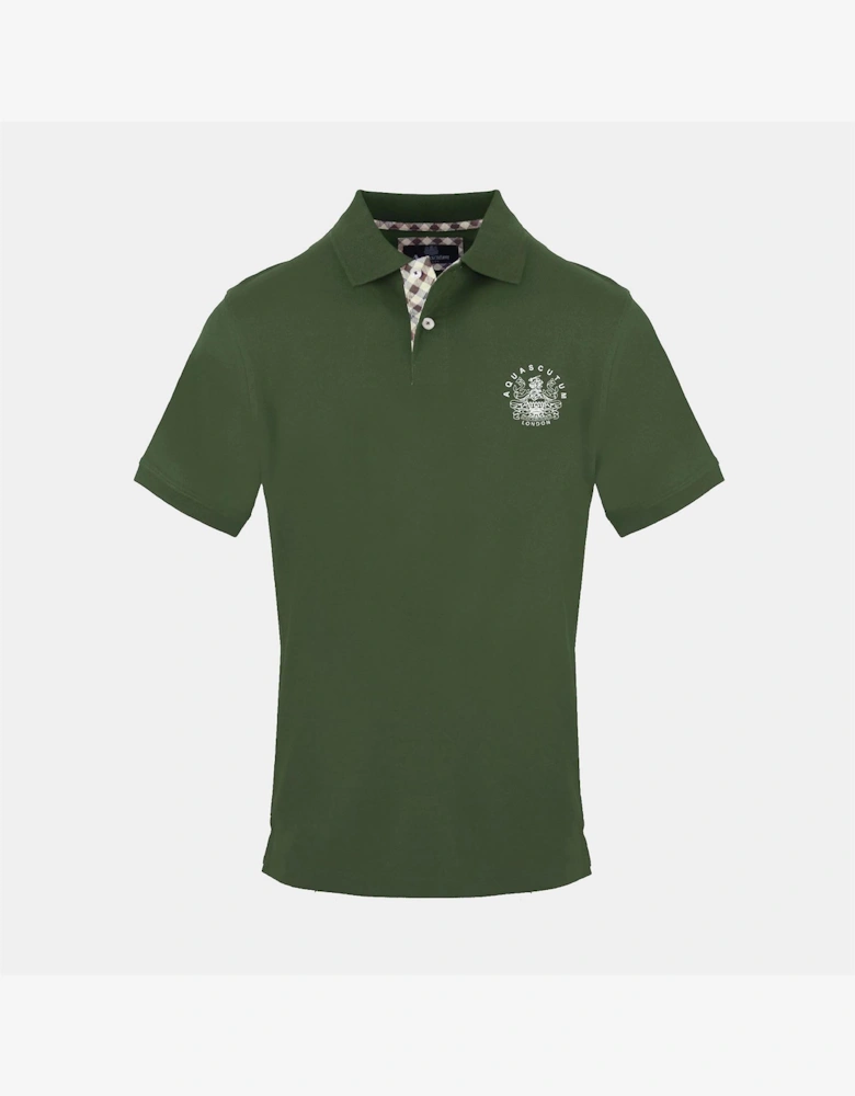 Wordmark Collared Neck Short Sleeve Shirt
