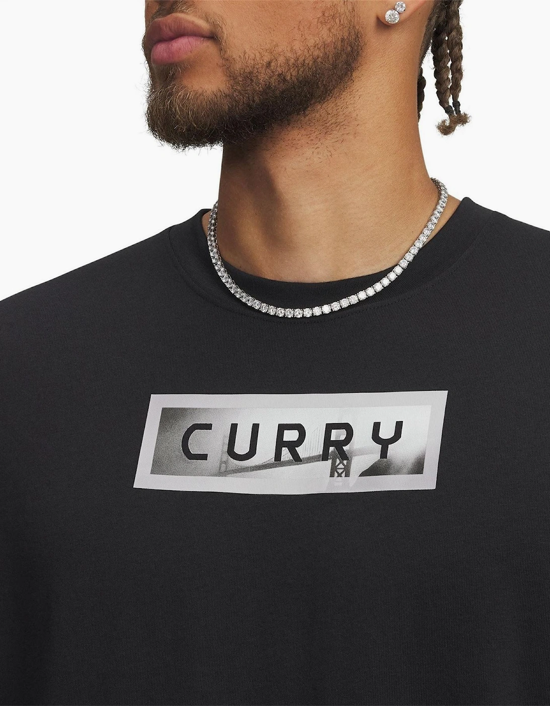 Curry Crew Neck Short Sleeve Graphic T-Shirt