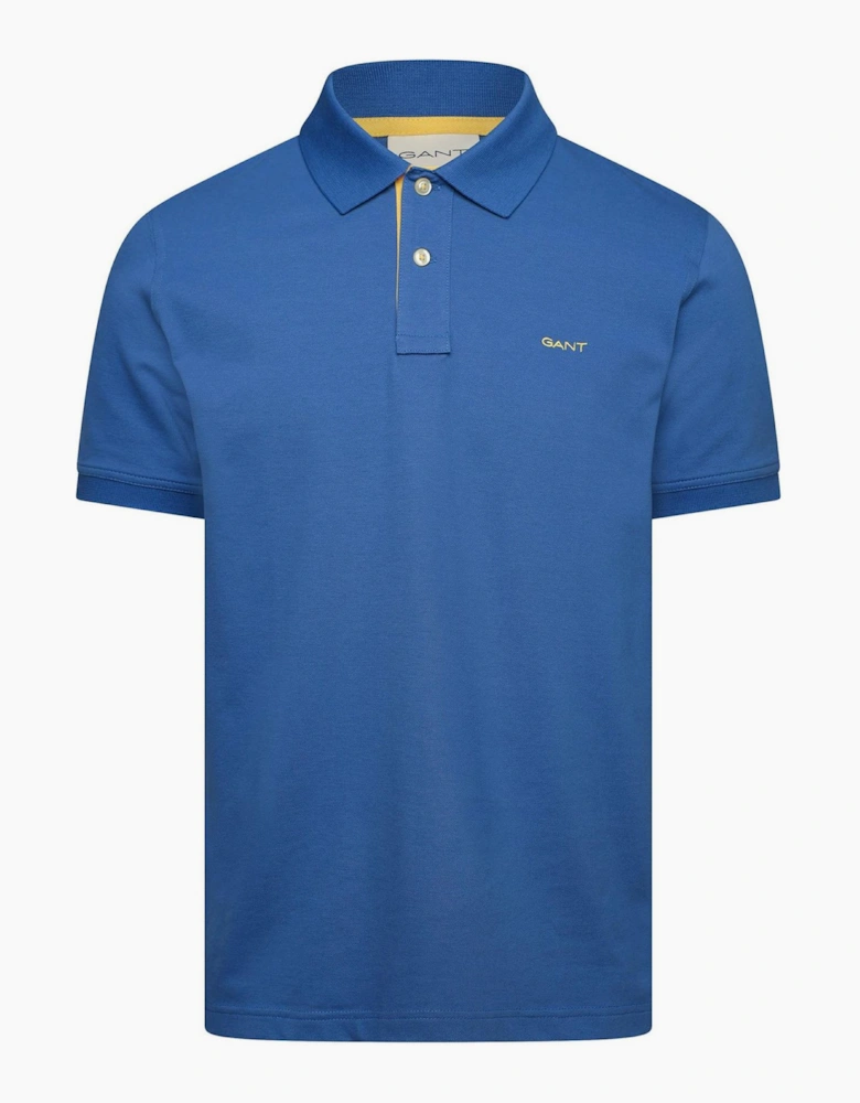 Collared Neck Short Sleeve Regular Fit Polo Shirt