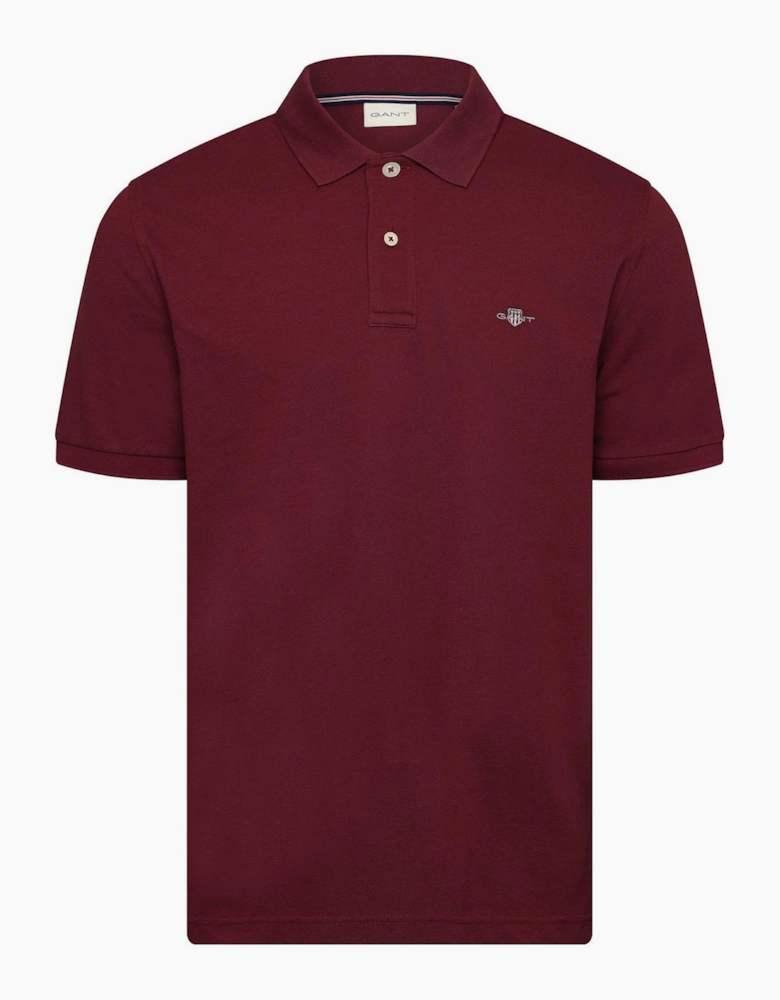 Collared Neck Short Sleeve Polo Shirt