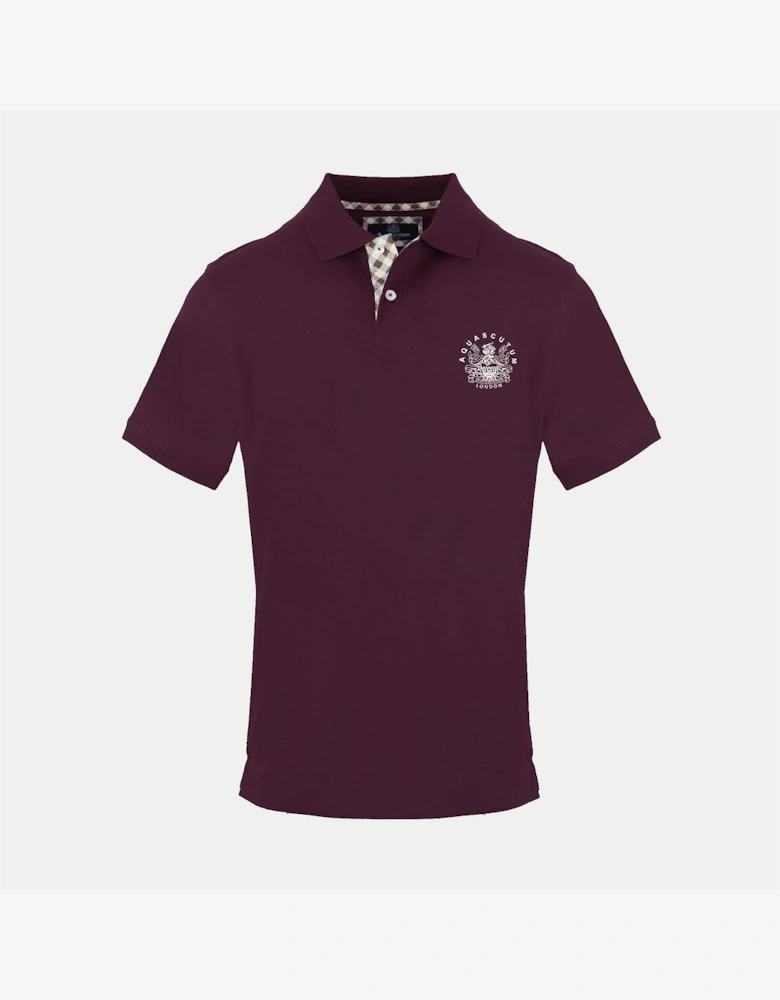 Collared Neck Short Sleeve Polo Shirt