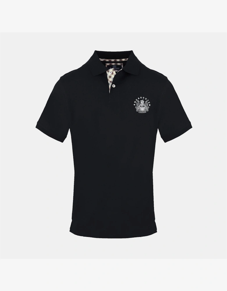 Collared Neck Short Sleeve Polo Shirt
