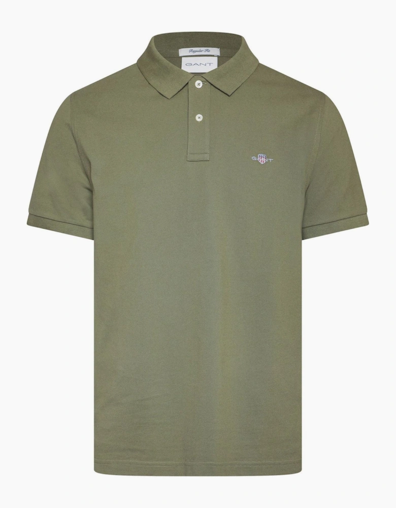 Regular Fit Collared Neck Short Sleeve Top