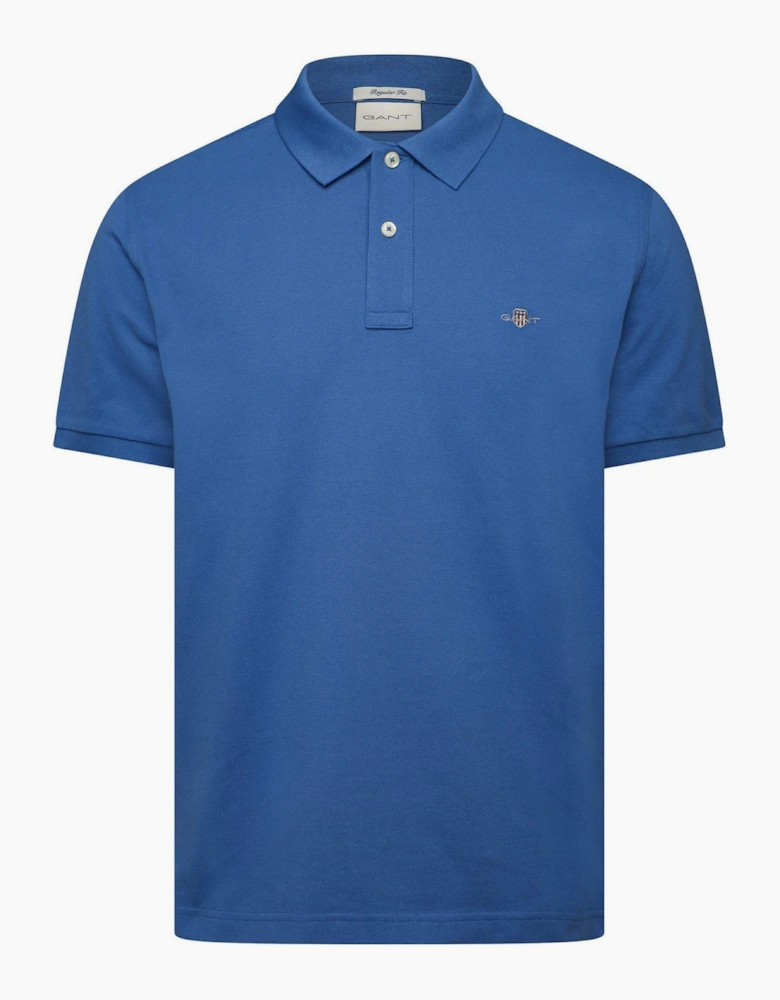 Regular Fit Collared Neck Short Sleeve Top