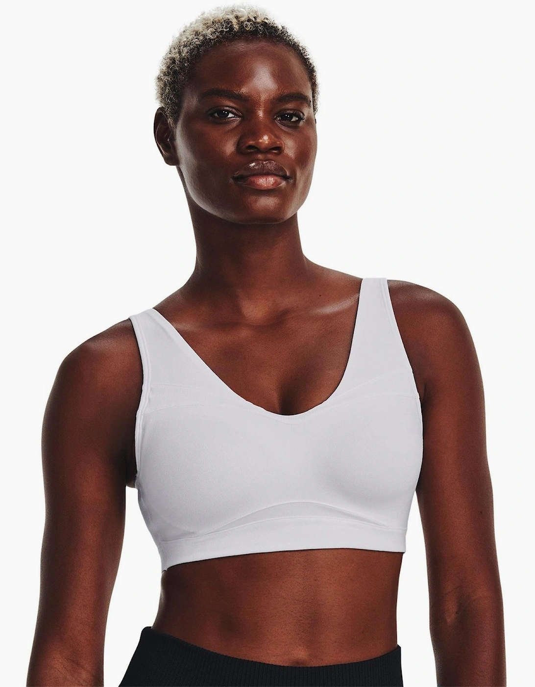 Smartform V-Neck Sports Bra with Spaghetti Straps