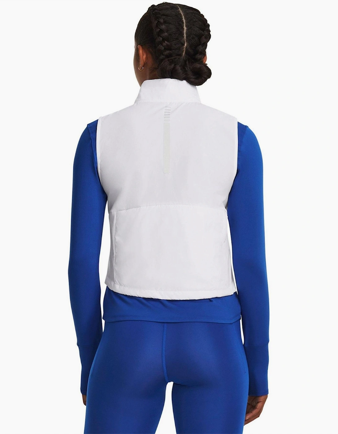 Launch Solid Patterned Reflective Performance Vest