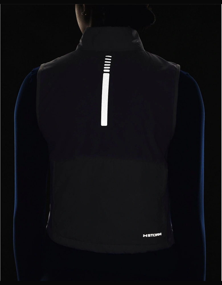 Launch Solid Patterned Reflective Performance Vest