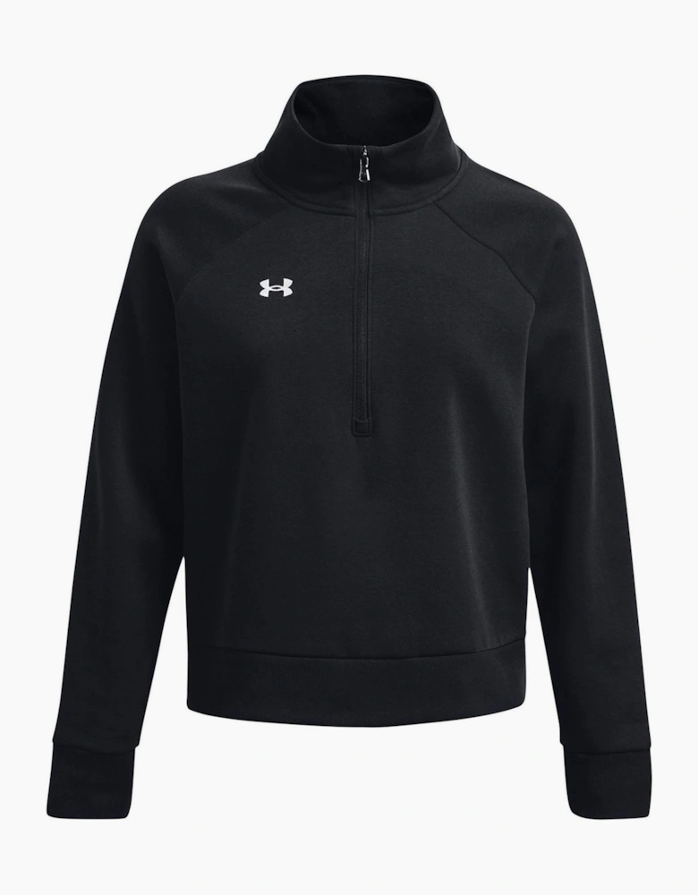 UA Rival Zip Neck Raglan Sleeve Sweatshirt