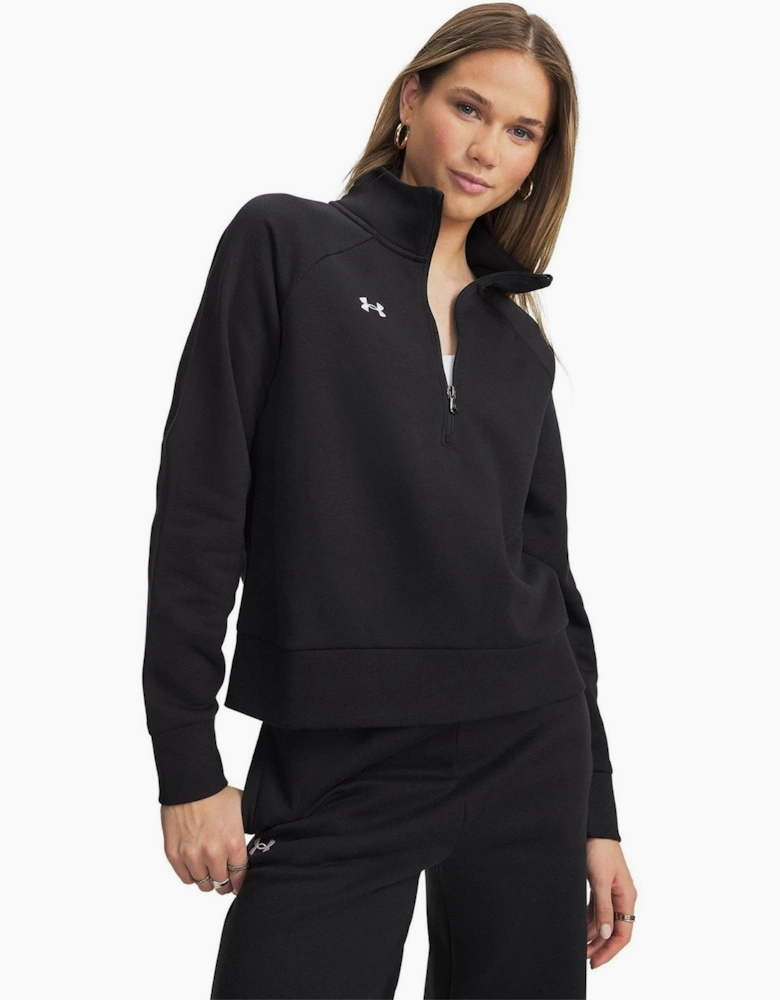 UA Rival Zip Neck Raglan Sleeve Sweatshirt